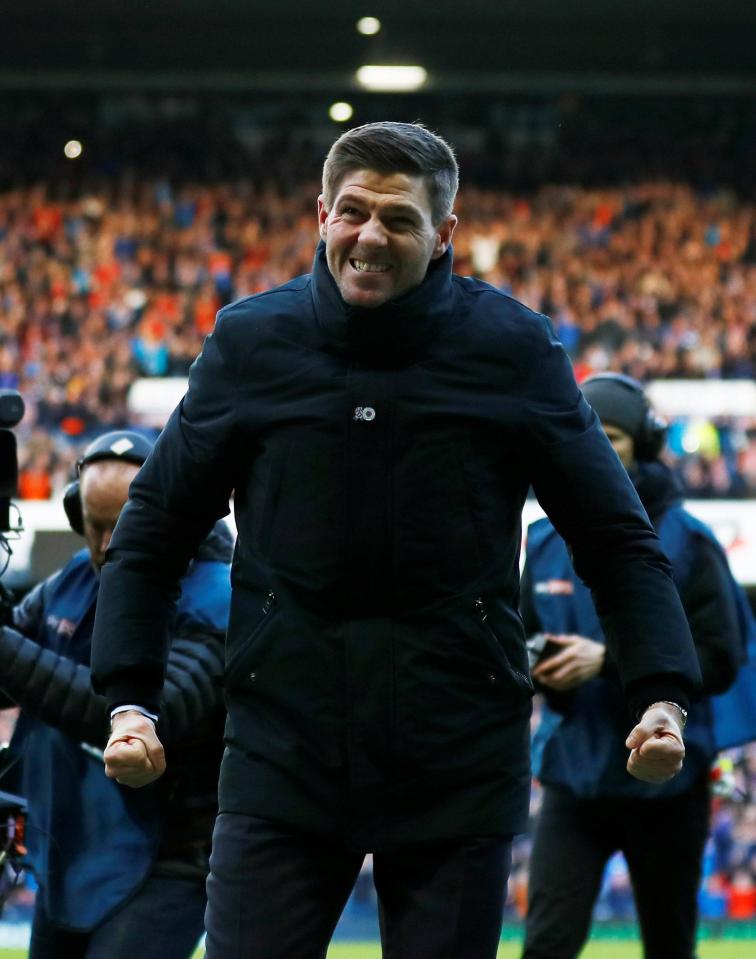 Steven Gerrard led Rangers to their first Old Firm win in six years