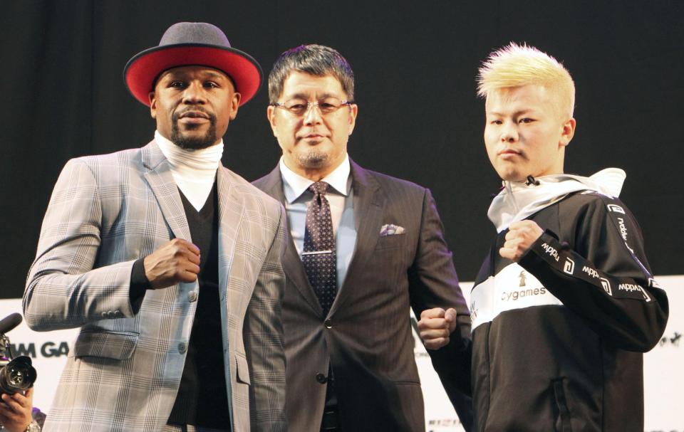 Floyd Mayweather has still not arrived for his fight with Tenshin Nasukawa