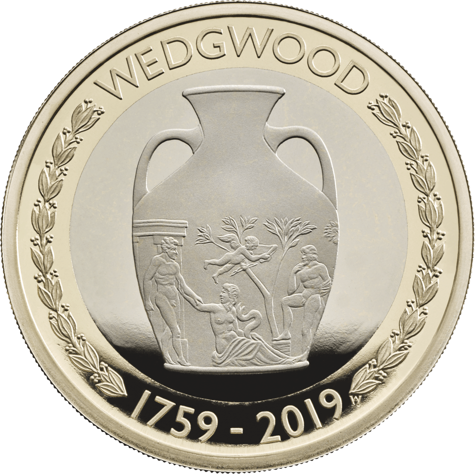  A £2 coin celebrating Wedgewood pottery will also be released