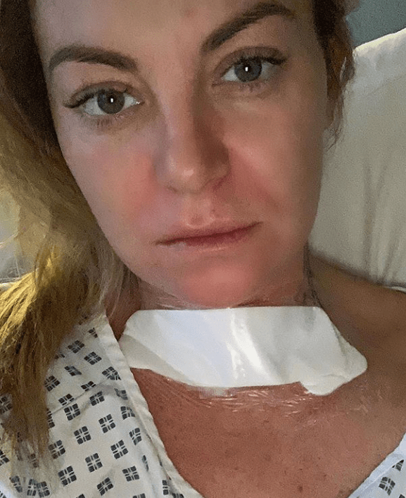  Billi Mucklow suffered a terrifying cancer scare and had surgery two weeks ago