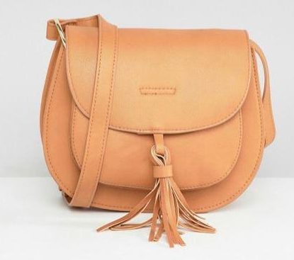  Asos has dropped the price of this tan saddle bag to £10, down from £25