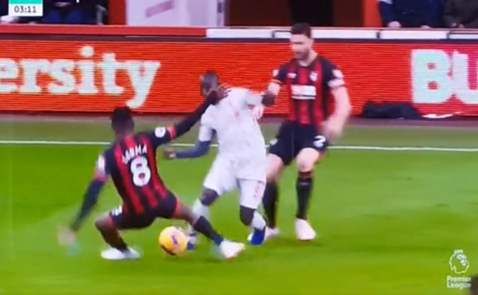  Jefferson Lerma also stood no chance as Keita played the ball between his legs