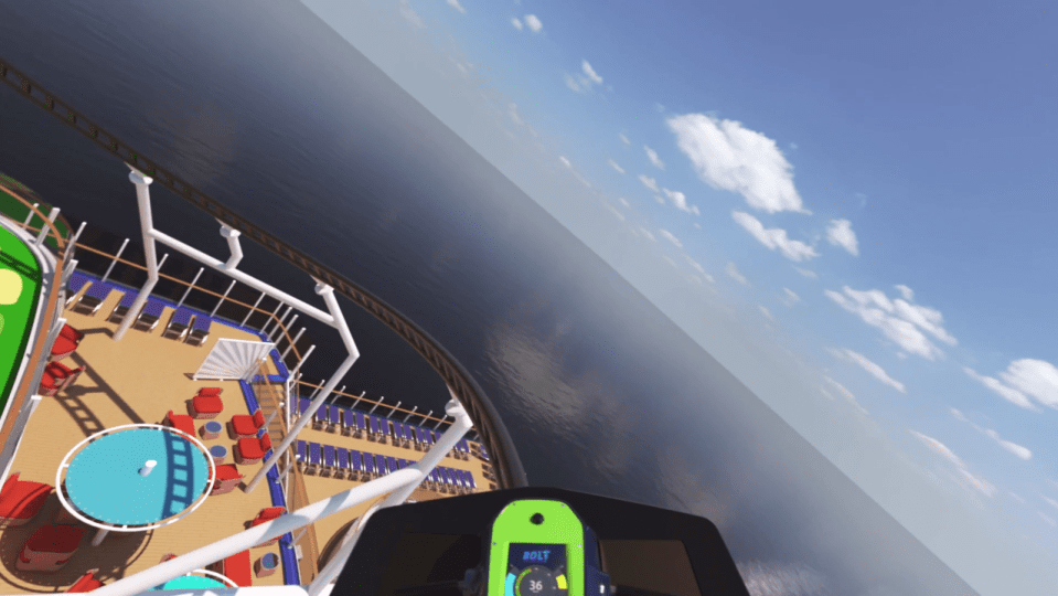 Riders will have full view of the sea