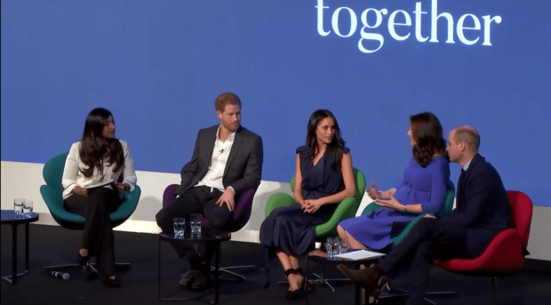 Footage from the first official joint engagement of the ‘Fab Four’ back in February could show tension between the duchesses