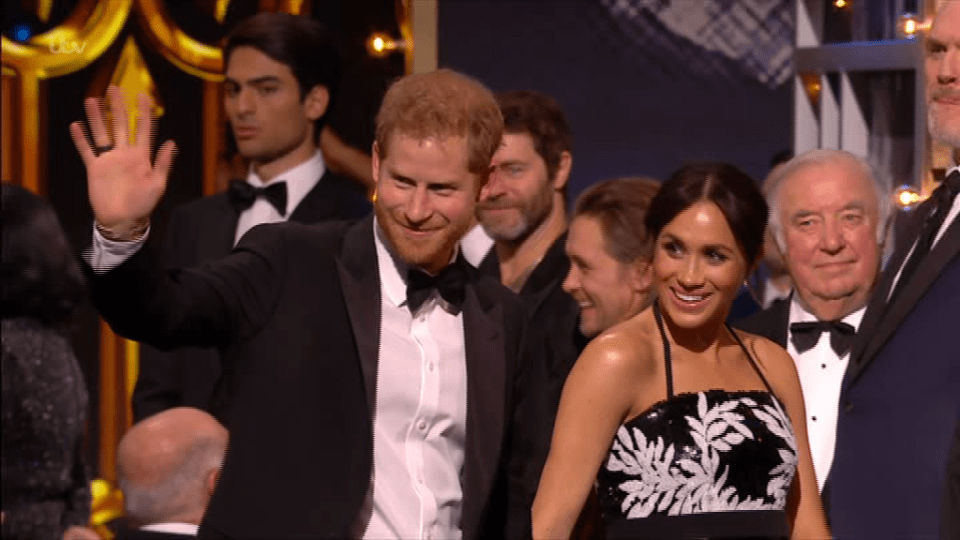 Meghan and Prince Harry were in the audience for the show