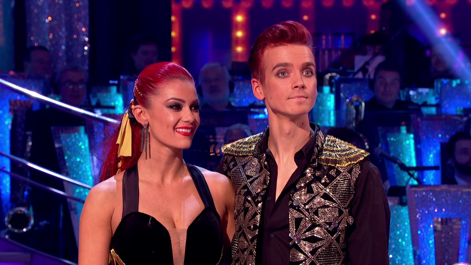  Joe Sugg has dyed his hair red for the Strictly final