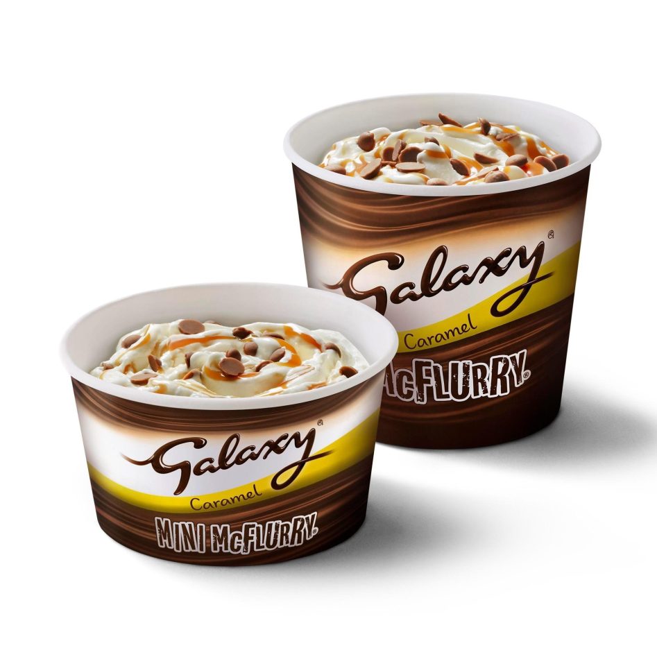  The Galaxy Caramel McFlurry is available until January 30