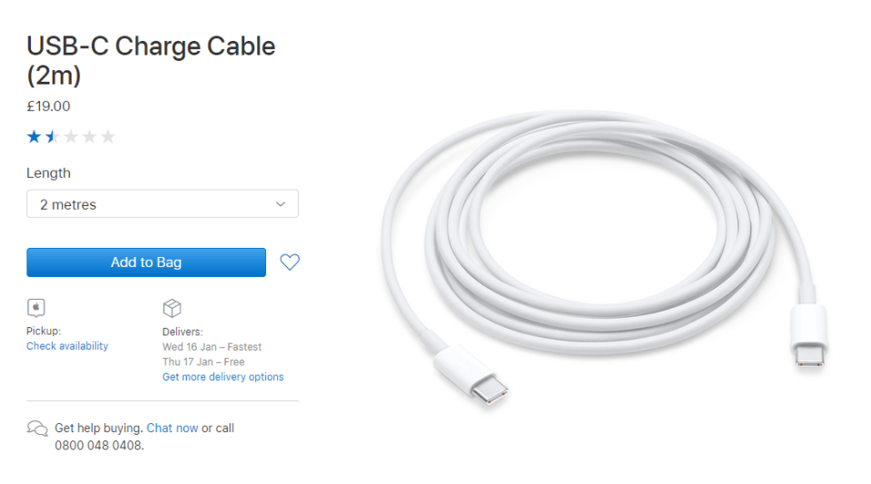 Apple USB-C cable