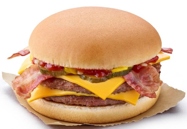 McDonald's has finally added a bacon double cheeseburger to its menu and it costs £1.99