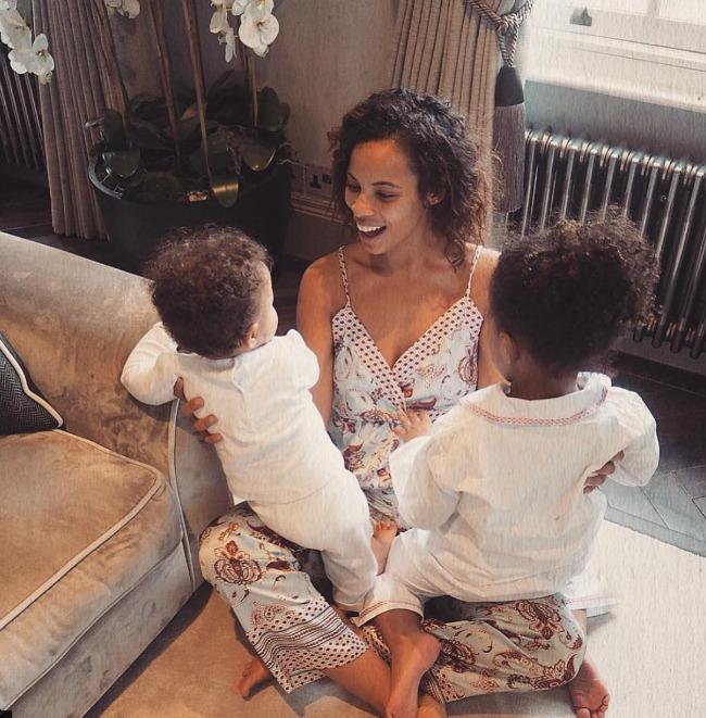  Rochelle is a mum to Alaia and Valentina