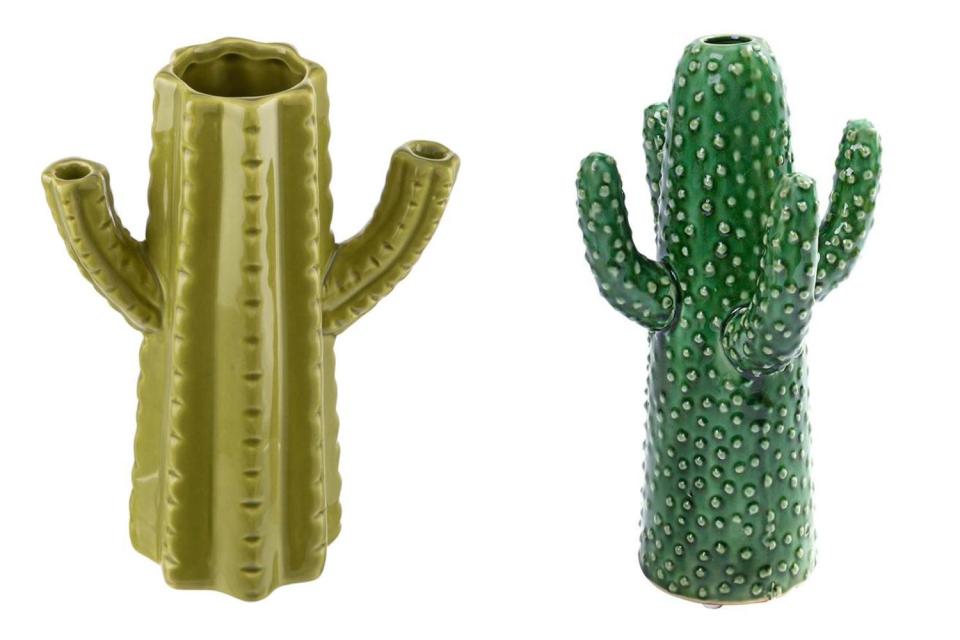  Poundland's cactus vase, left, looks just like Amara's version