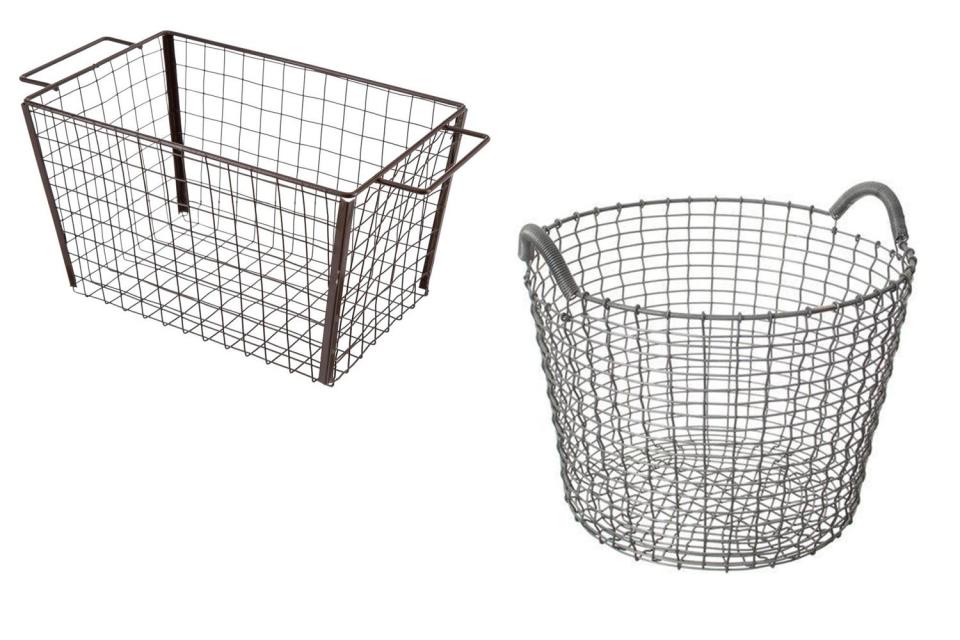  A wire basket is always handy for storage