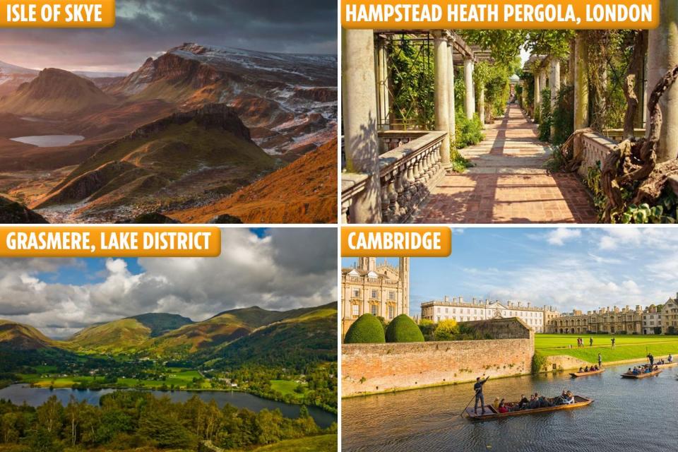  Choose your perfect weekend escape from the UK's most romantic places