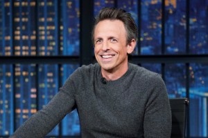  Seth Meyers is a late-night host