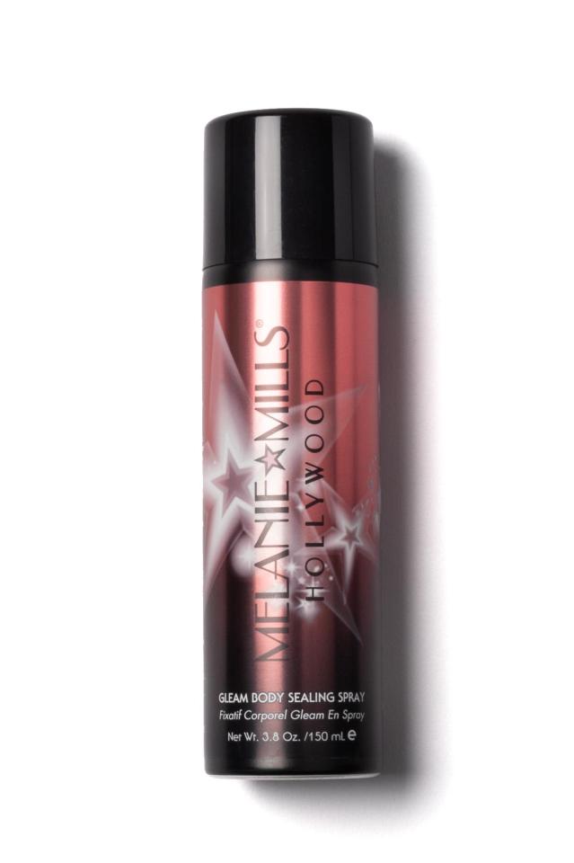  Add a bit of red-carpet glamour to help beat the January blues with Melanie Mills Hollywood Gleam Body Sealing Spray