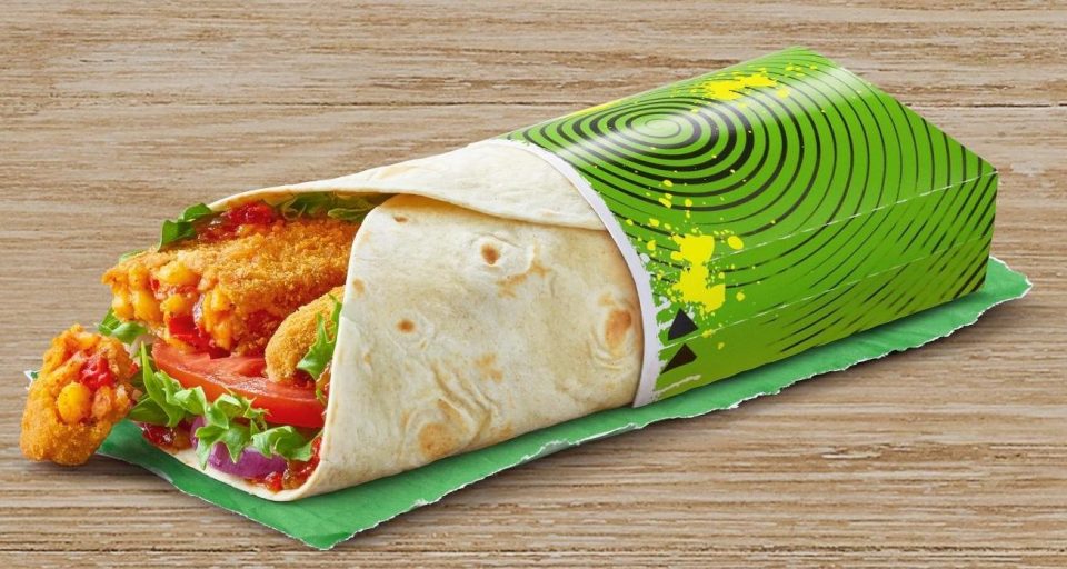 McDonald's is also launching a Spicy Veggie Wrap on the main menu