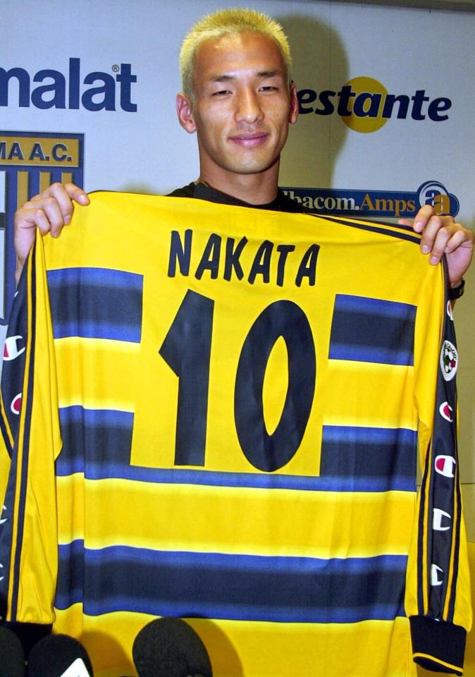  Nakata was Japan's footballing superstar who broke into Europe