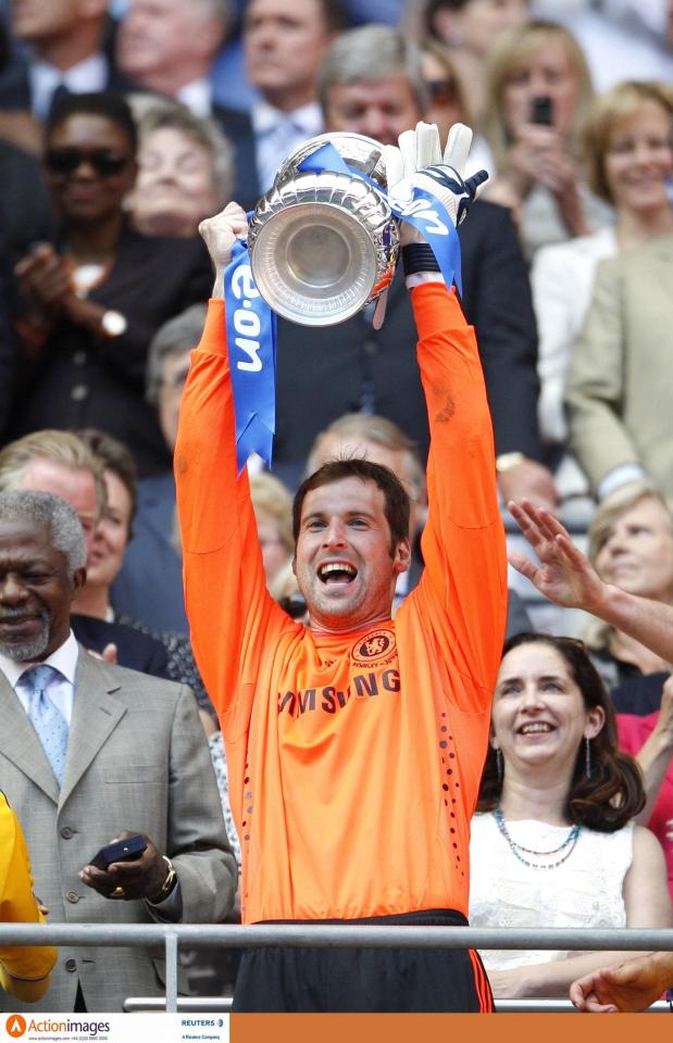  Petr Cech has enjoyed a trophy-laden 15 years in England