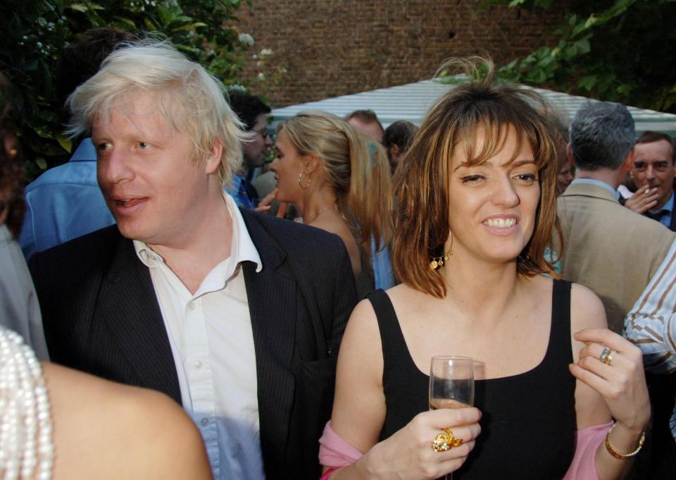  Boris Johnson and Petronella Wyatt at the Spectator Magazine Summer Party in 2006