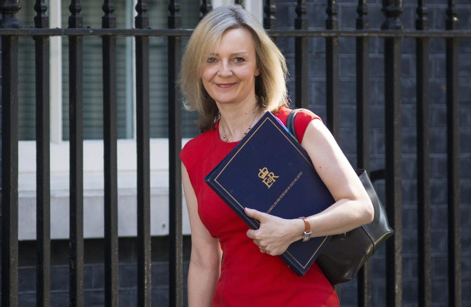  We are also raising a glass to Chief Secretary to the Treasury Liz Truss