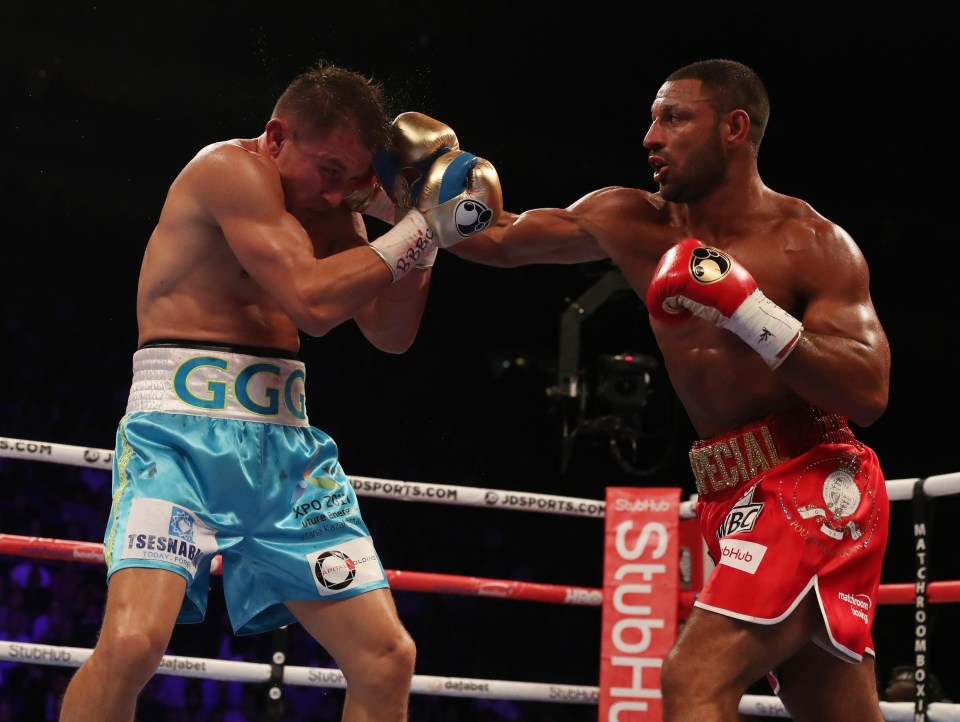 Gennady Golovkin defeated Kell Brook to defend his middleweight titles in 2016