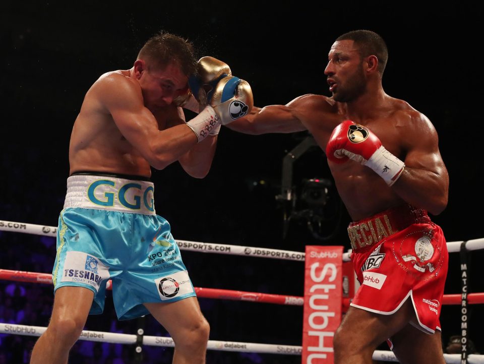  Gennady Golovkin defeated Kell Brook to defend his middleweight titles in 2016