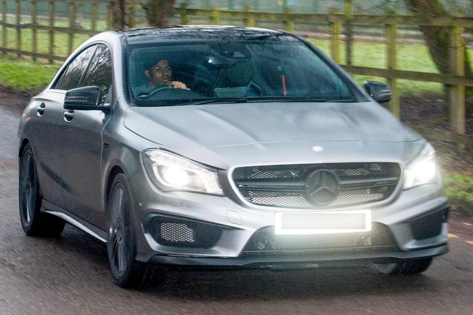  Loving his £103k S Class Coupe, he even wrapped it in silver