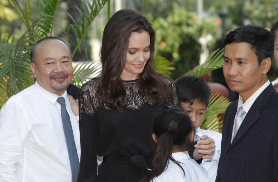  Angelina Jolie works with Thames Valley and Wessex Leadership Academy to send our staff to Cambodia