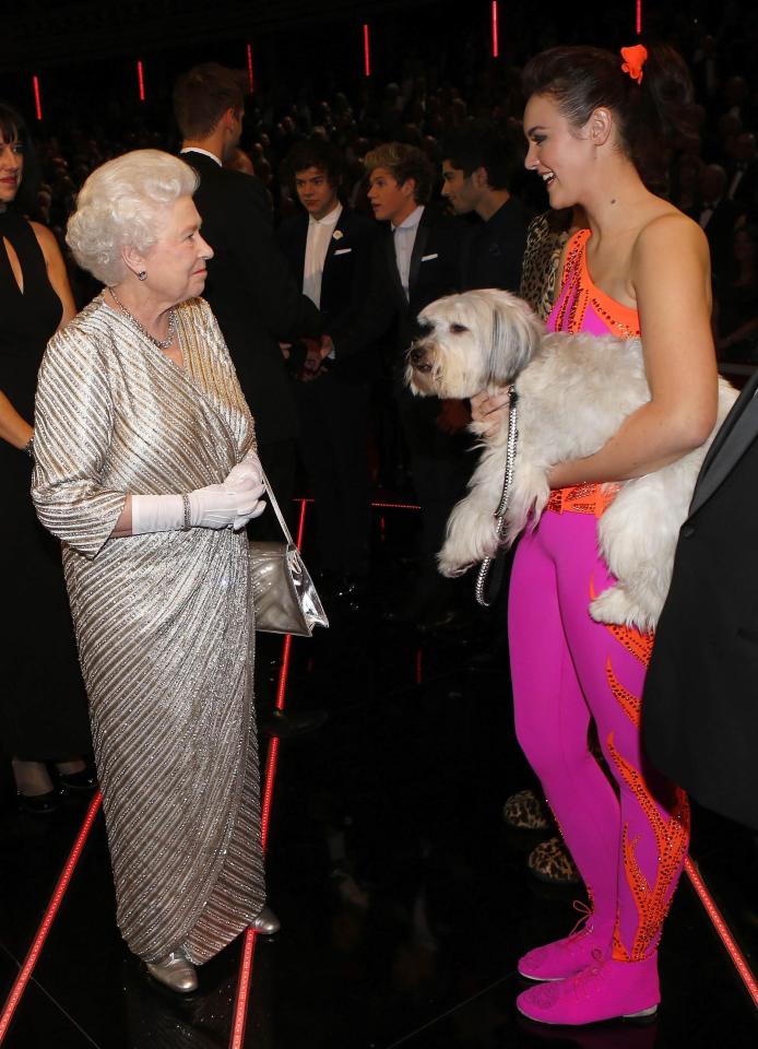  Pudsey meeting the queen in 2012