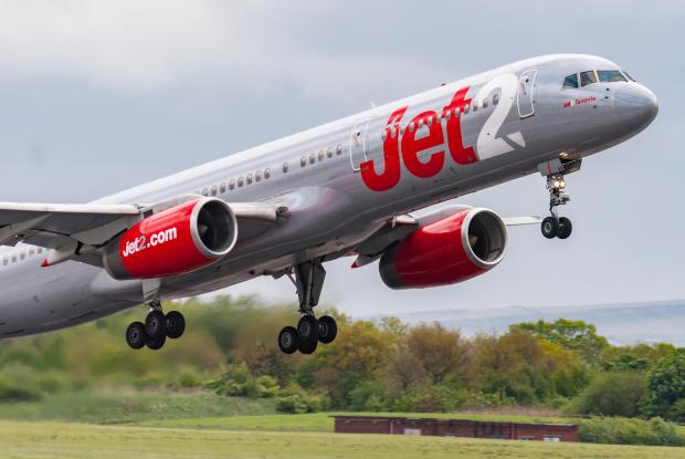 Passenger Paul Wilkinson was travelling to Jet2 when he made the discovery