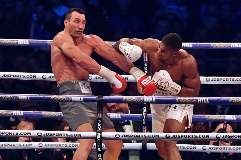 Wladimir Klitschko was beaten by Anthony Joshua at Wembley in a brilliant fight in 2017