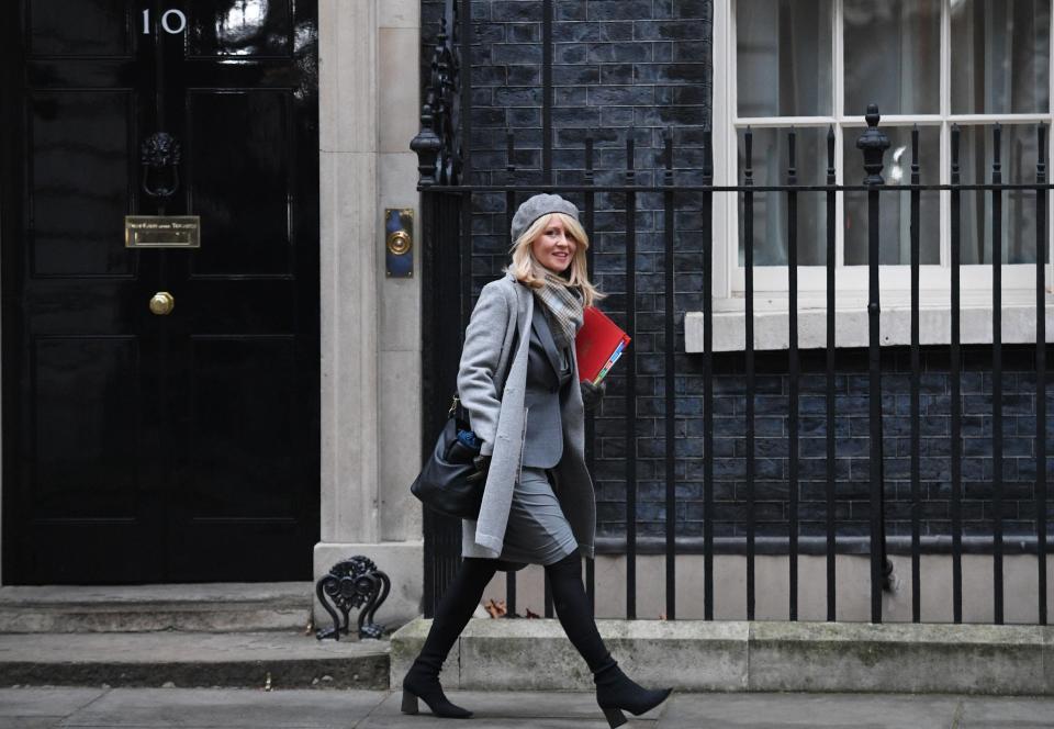  Ms McVey quit the Cabinet in November