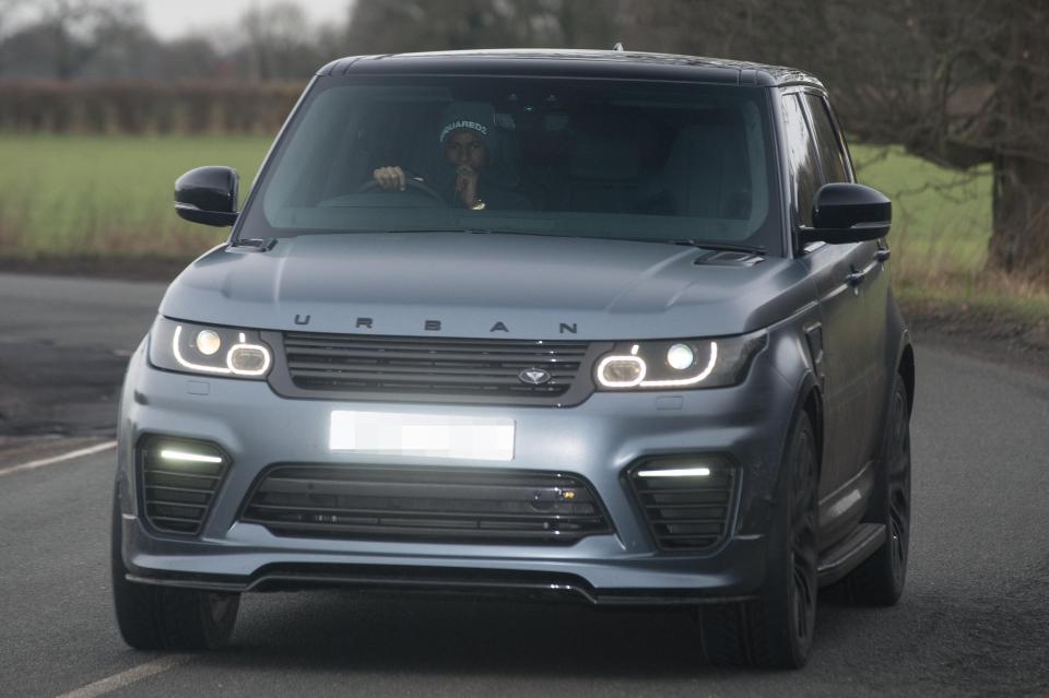  The Man United ace's model is a supped up Urban Automotive edition