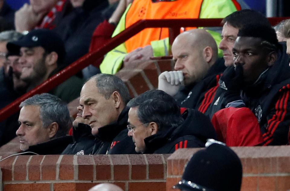  Jose Mourinho preferred to sit at the very front of the dugout during his time in charge