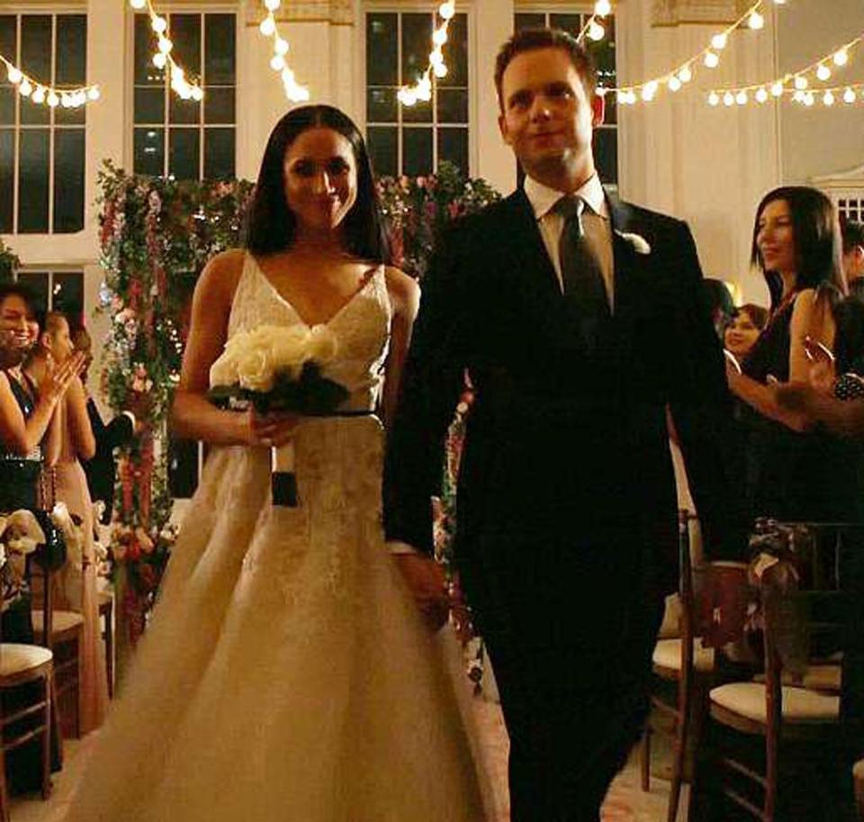  Meghan was last seen on screen in April last year when her character Rachel Zane got married