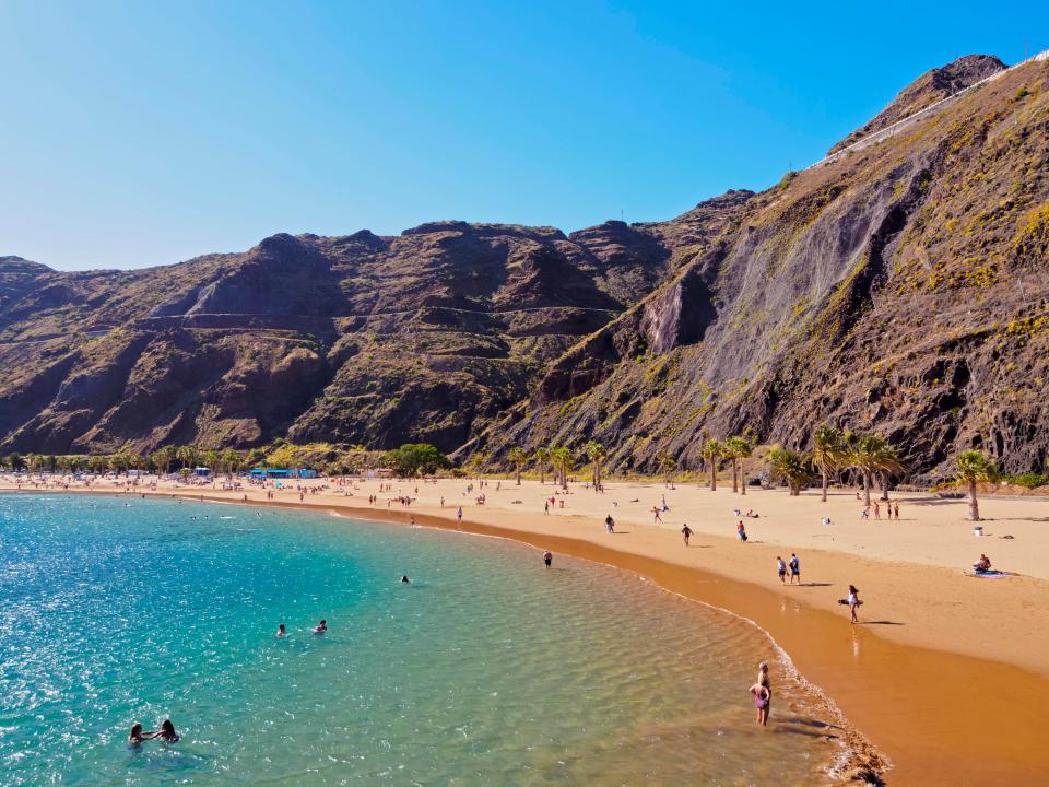 Visit Las Teresitas Beach - one of the most beautiful beaches in the Canary Islands - on your stay in Tenerife from £200pp