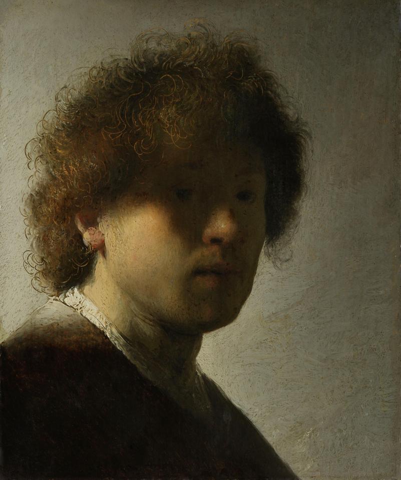  Rembrandt painted his first selfie aged 22