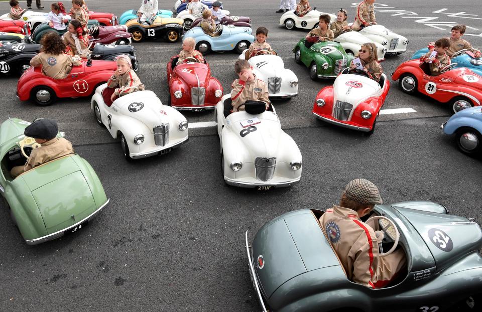  Everyone wears period clothing at Goodwood Revival