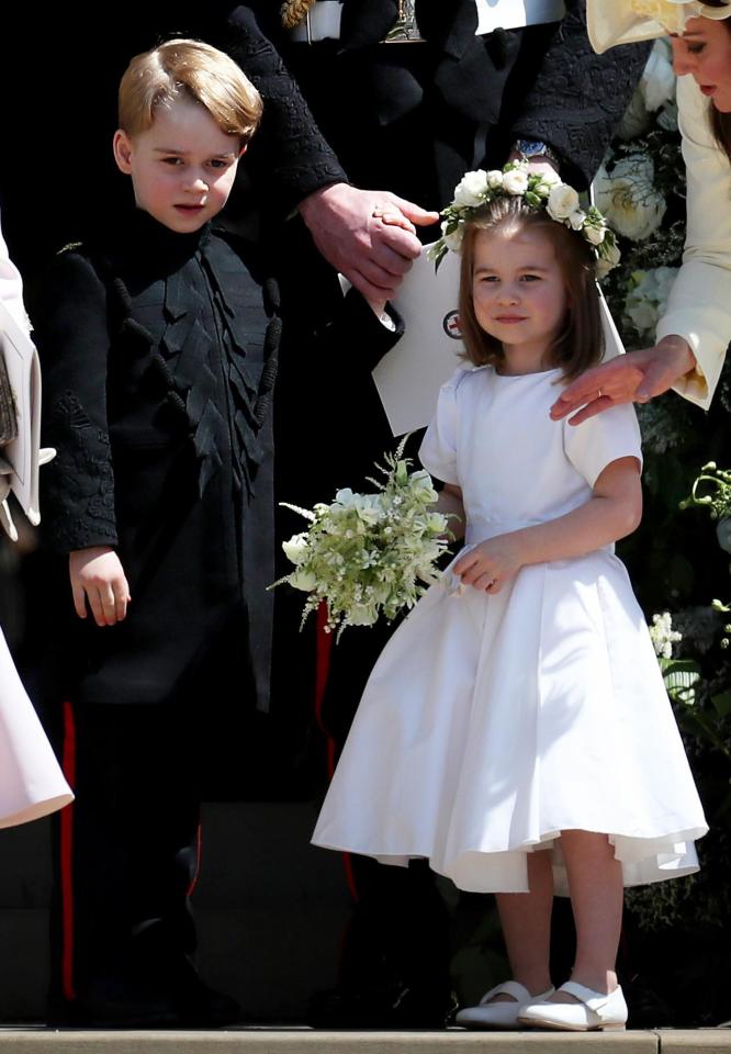  Prince George and Princess Charlotte. The supposed 'row' - which has not been proven - is said to have occurred because of Kate's children's royal titles