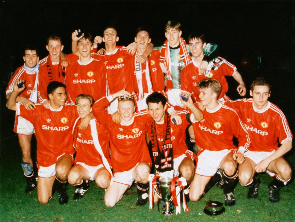  Beckham, Giggs, Butt and Gary Neville all won the FA Youth Cup together in 1992