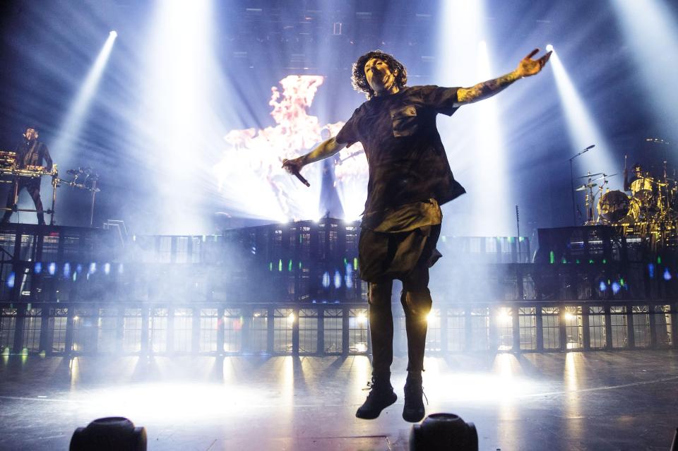  Oli Sykes has learned to fly since hitting the heights with BMTH