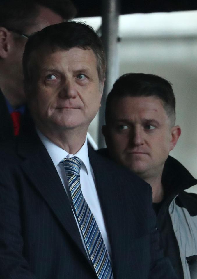  Gerard Batten, pictured left, sparked an exodus of Ukip big-hitters by appointing Robinson, pictured right, as an adviser in November