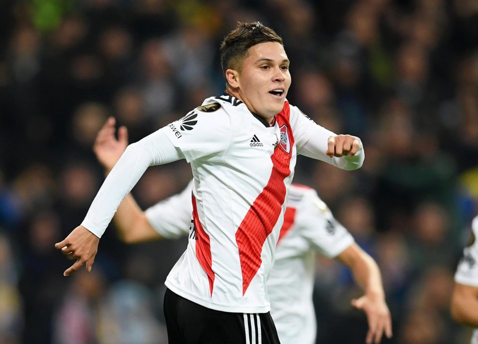 Quintero scored for River Plate in their Copa Libertadores final win over Boca Juniors