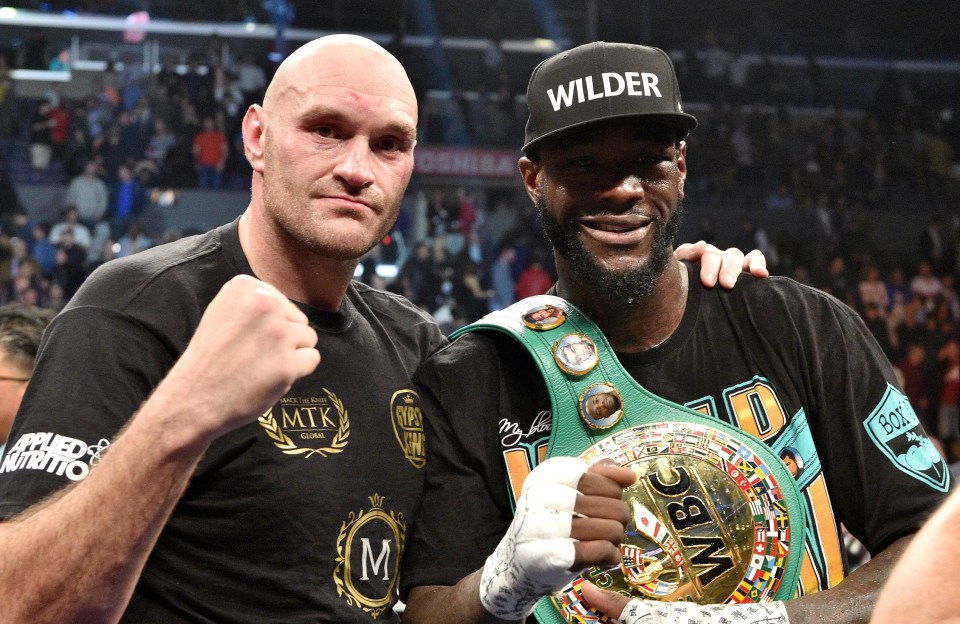 Both Fury and Wilder have shown great respect for each other following their controversial draw