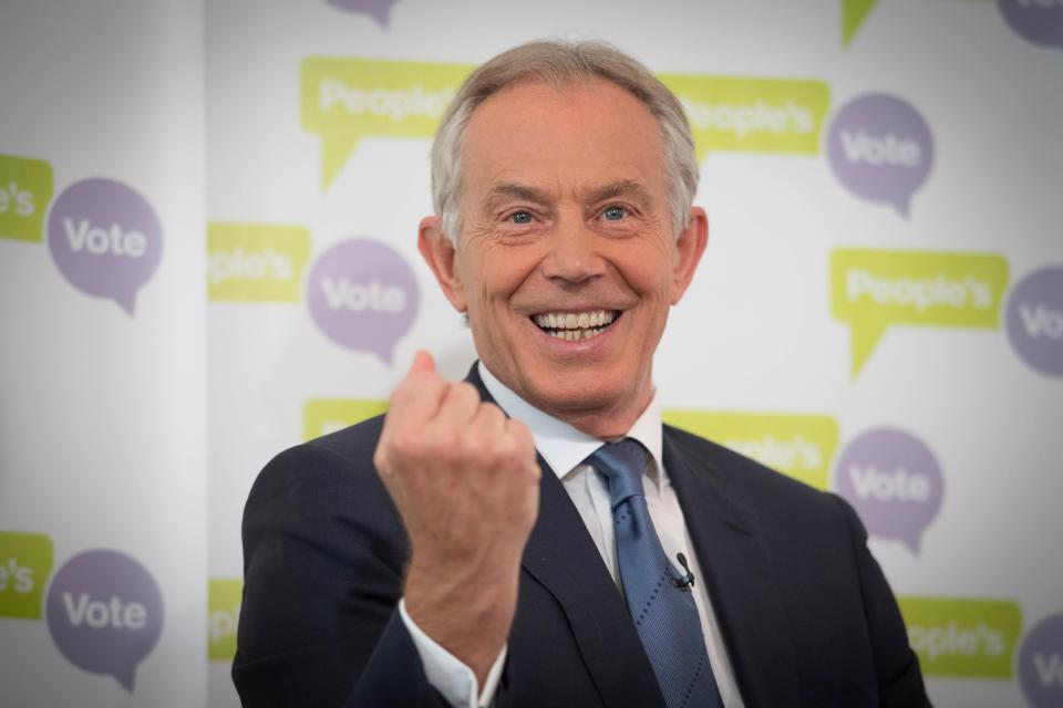  Tony Blair says a No Deal Brexit will never take place