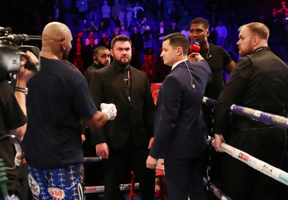 Anthony Joshua could end up fighting Dillian Whyte again