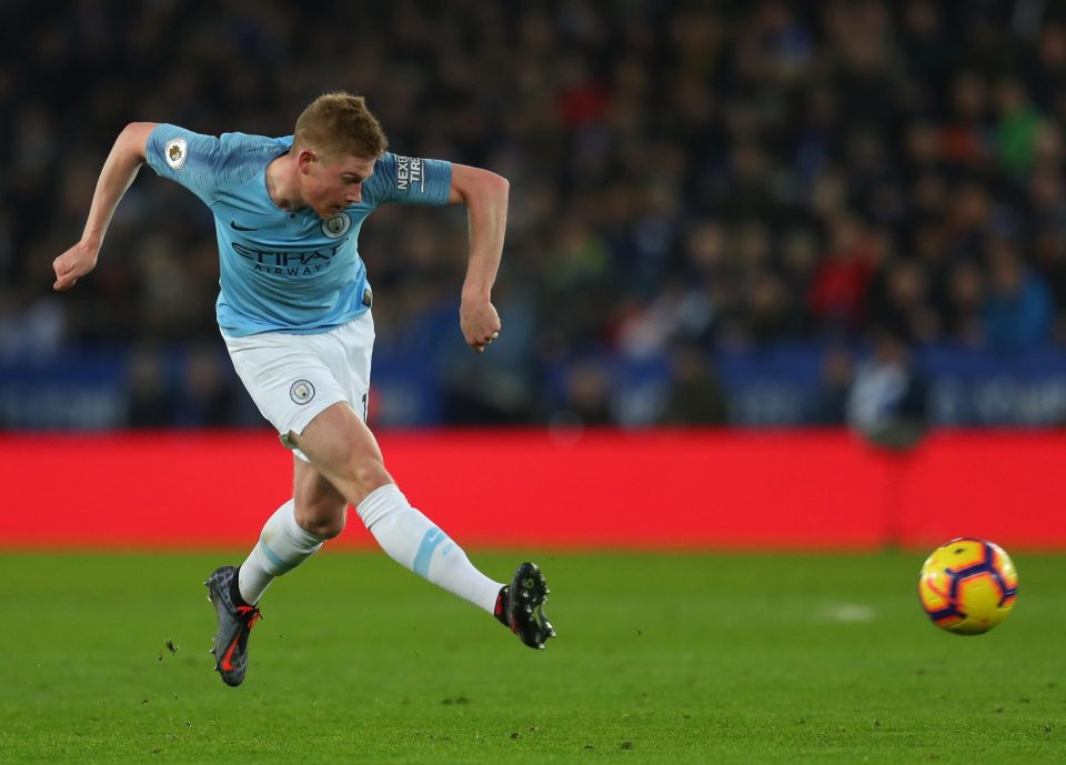  Belgian maestro De Bruyne has missed 22 matches this season because of knee injuries