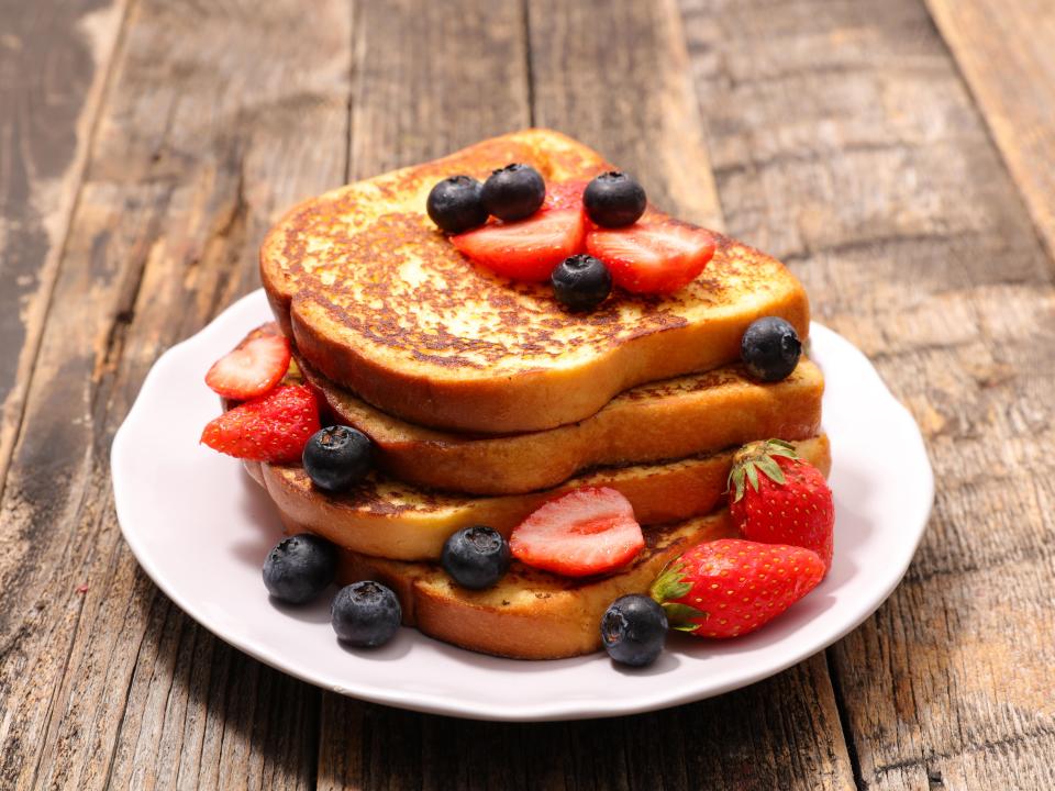  This delicious French toast is quick and easy to make