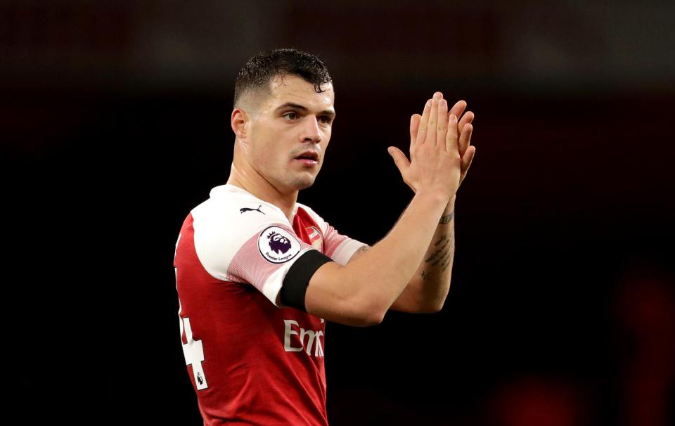  Granit Xhaka says Arsenal have to win a Champions League spot this season