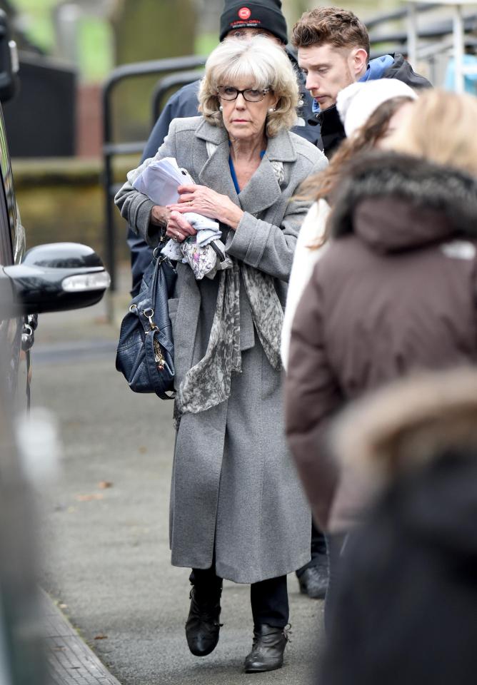  Audrey Roberts, played by Sue Nicholls, was filming Lewis Archer's funeral